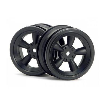 HPI Cerchio Vintage 5 raggi  26mm Nero 2pz - HP3816